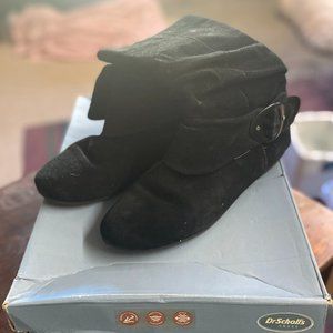 Dr. Scholl's Oakland Suede Boots Black